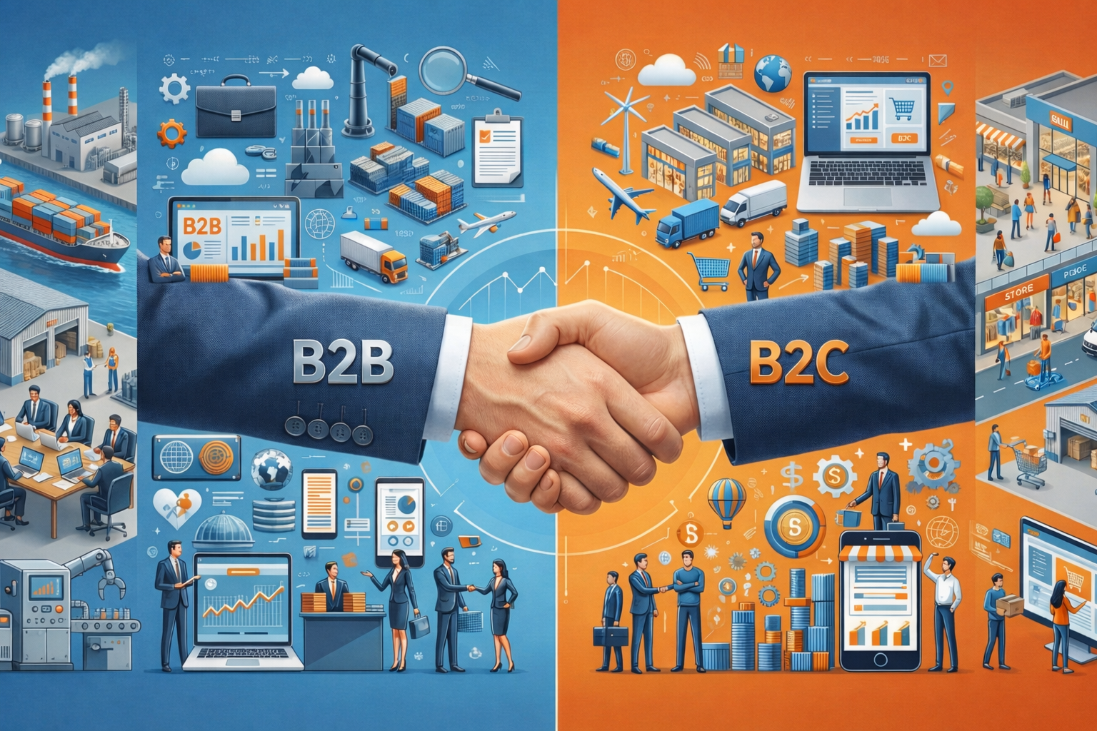 Hibrit Satış (B2C+B2B)