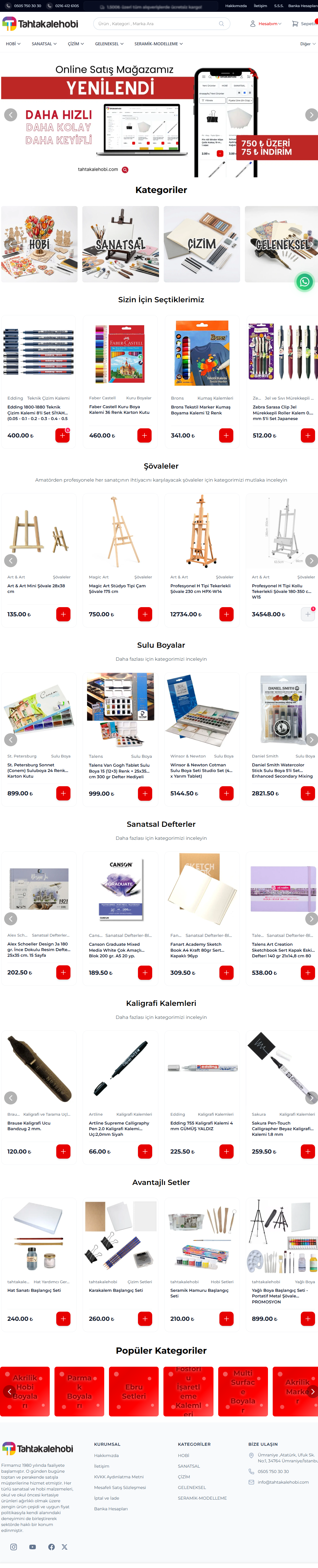 Tahtakale Hobi E-Ticaret